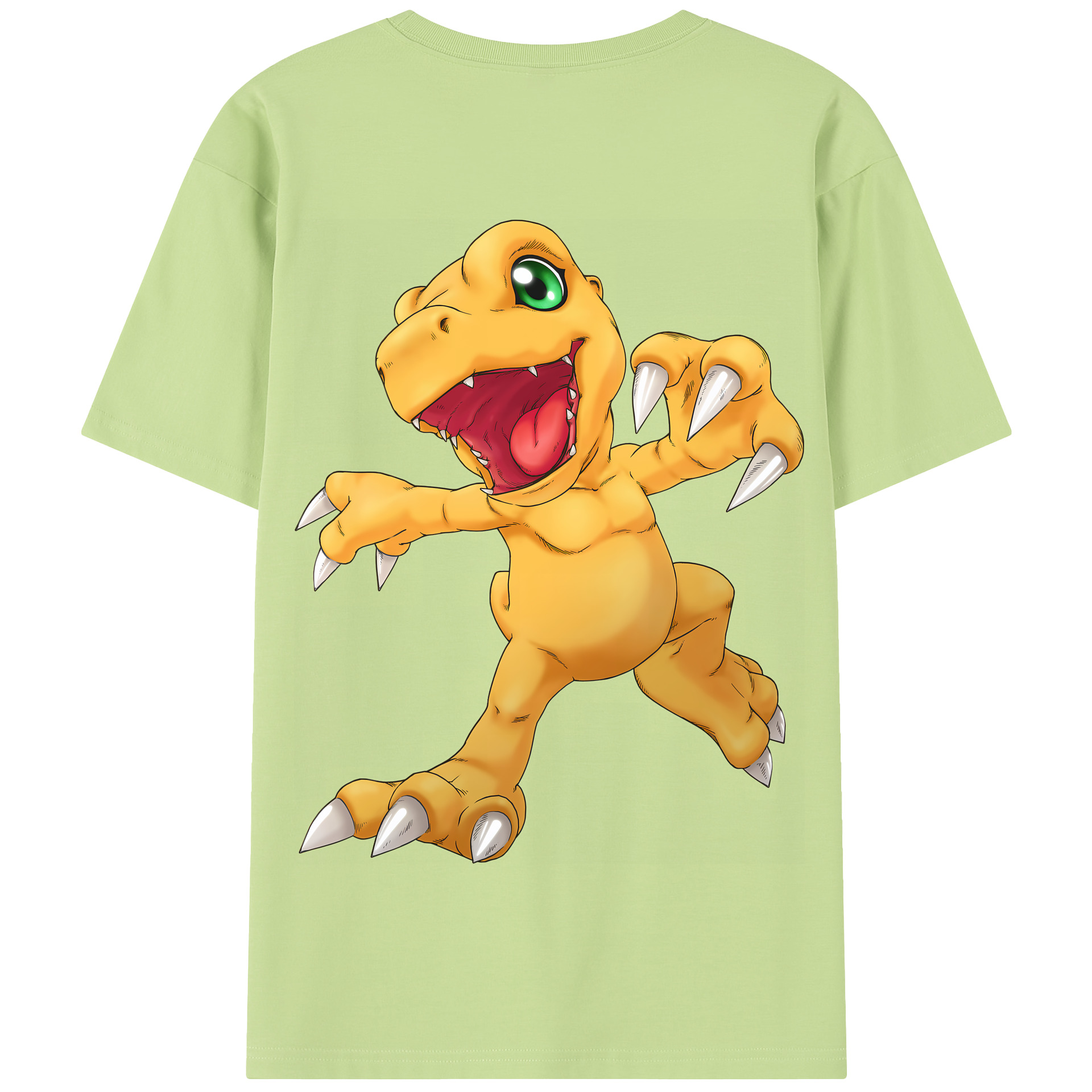 （画像用） Digimon デジタルモンスター/デジモン 綿100％半袖Tシャツ（背面プリント）